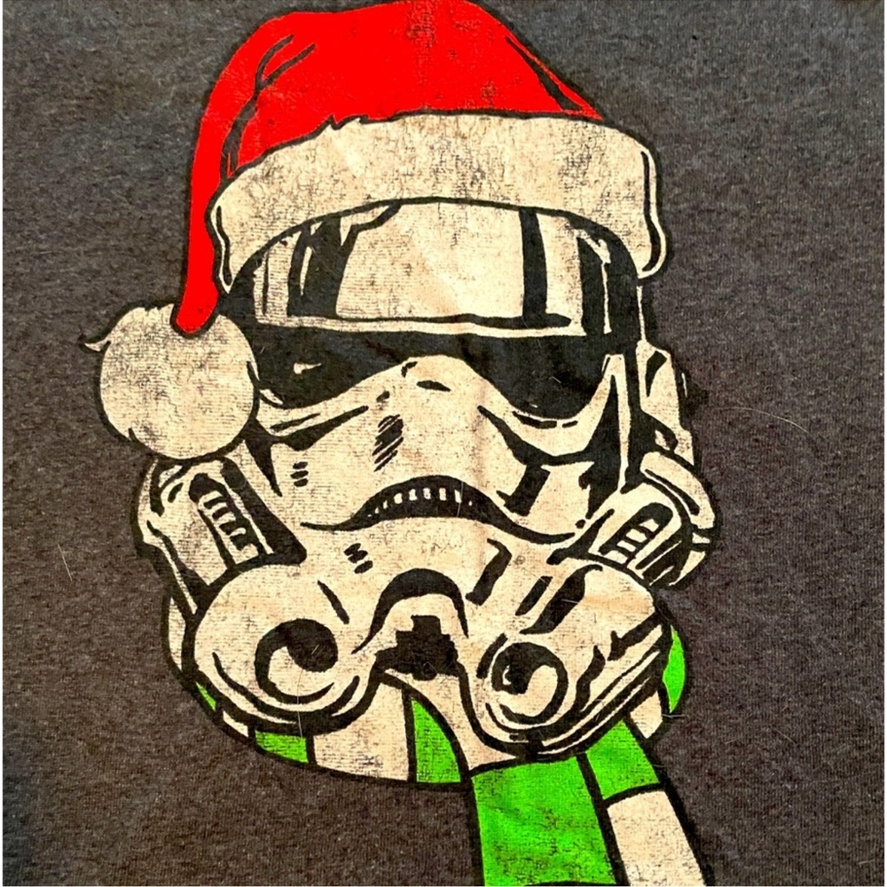 Stormtrooper Santa Graphic Tee Large